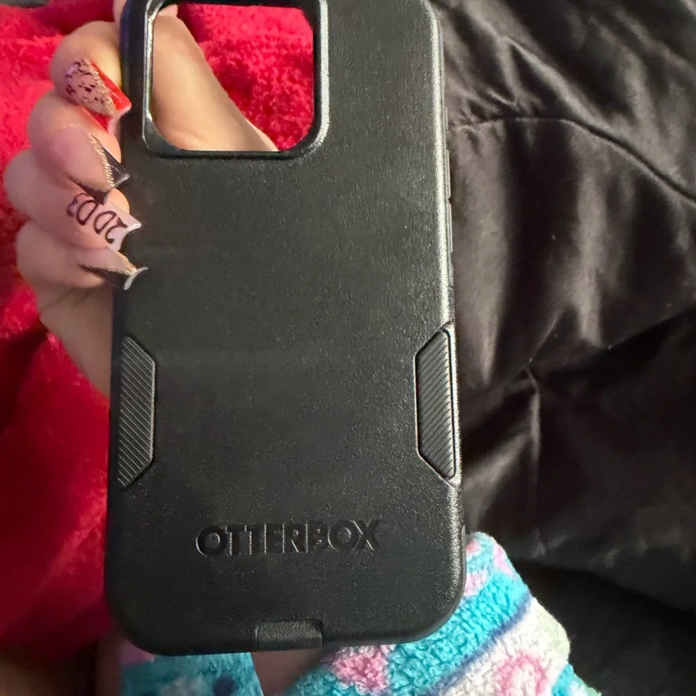 Black Smartphone with Case